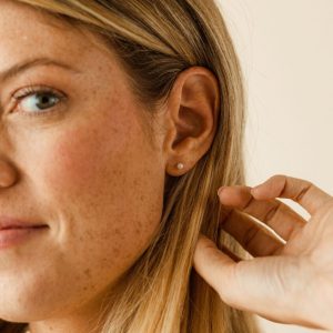 Small Pearl Stud Earrings