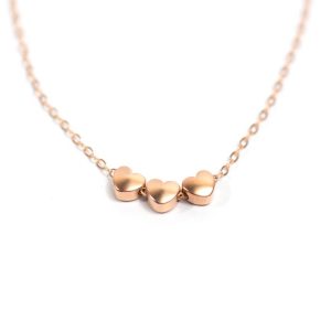 Rose Gold Little Loves Necklace