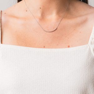 You're The Mom Silver Bar Necklace