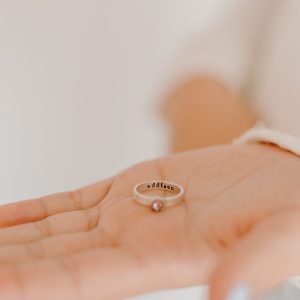 Little Girls Custom Birthstone Rings