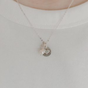 Sweet Love Girls Sterling Name Necklace