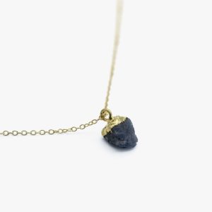 Golden Raw Gemstone Necklace