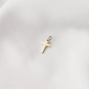 Gold-Filled Simple Cross Charm
