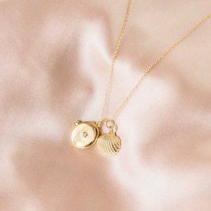 Gold-Plated Shell Charm