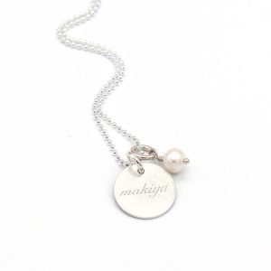 Engraved Dainty Names Sterling Silver Necklace