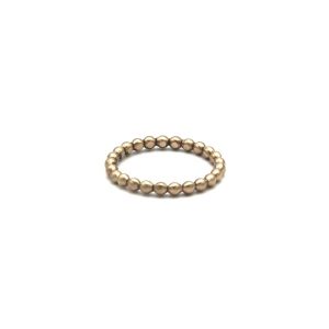 Golden Beaded Ring