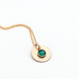 Engraved Golden Dainty Drops Necklace