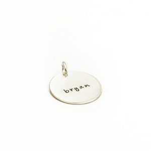 Large Name Charm 7/8"