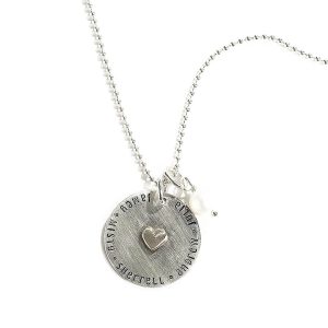 My Heart Is Full Sterling Silver Custom Necklace