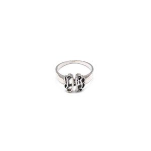 Silver Signet Monogram Ring