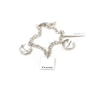 Sterling Eclectic Charm Bracelet