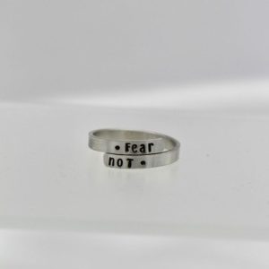 Sterling Mini Wrap Personalized Ring