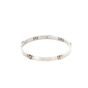 Surrounded With Love Secret Message Bangle